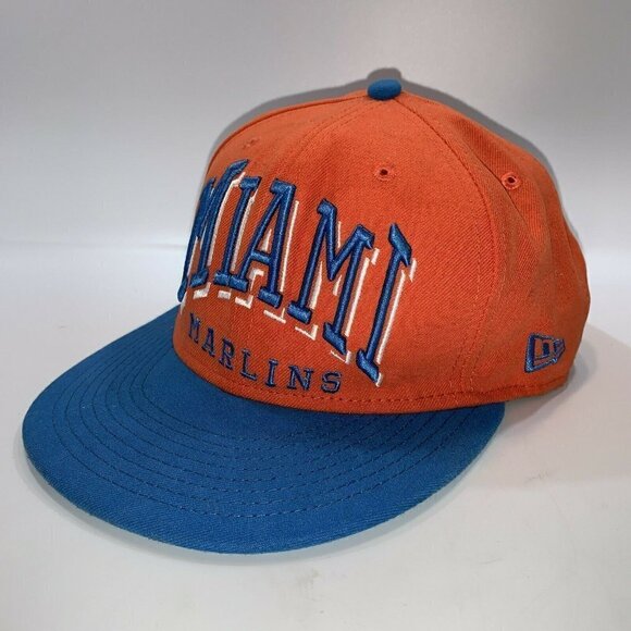 Miami Marlins MLB New Era 9Fifty Strapback Cap Hat - Picture 2 of 8